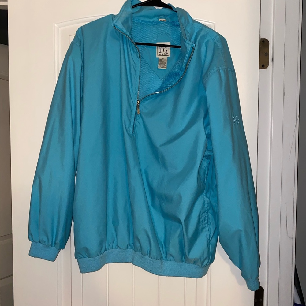 Baby blue quarter zip
